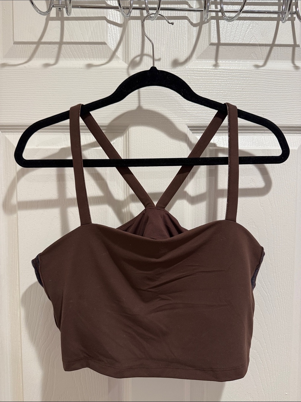 all in motion Brown Crossback Sports Bralette